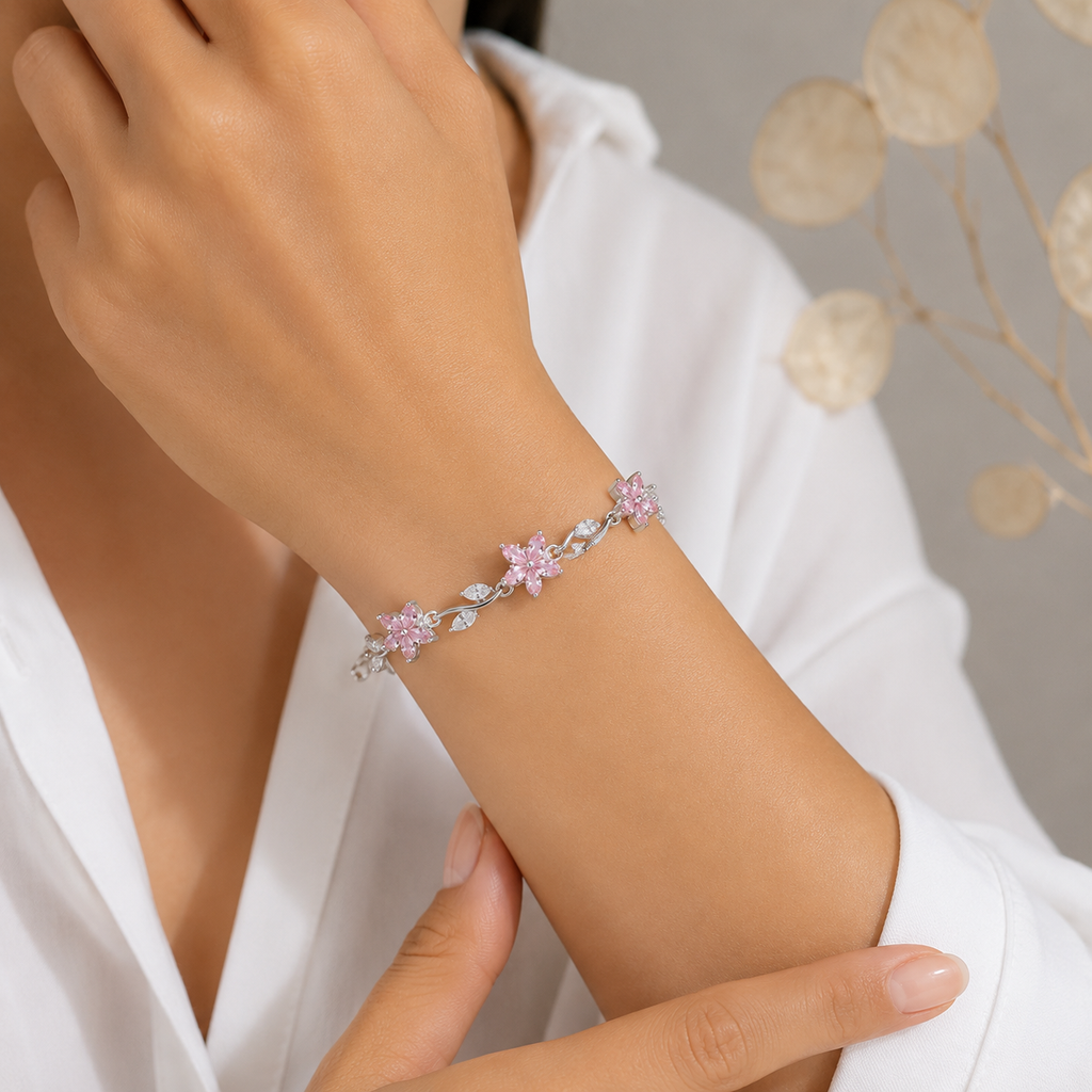 A0046 Blossom Charm Bracelet
