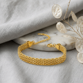 A0038 Golden Mesh Bracelet