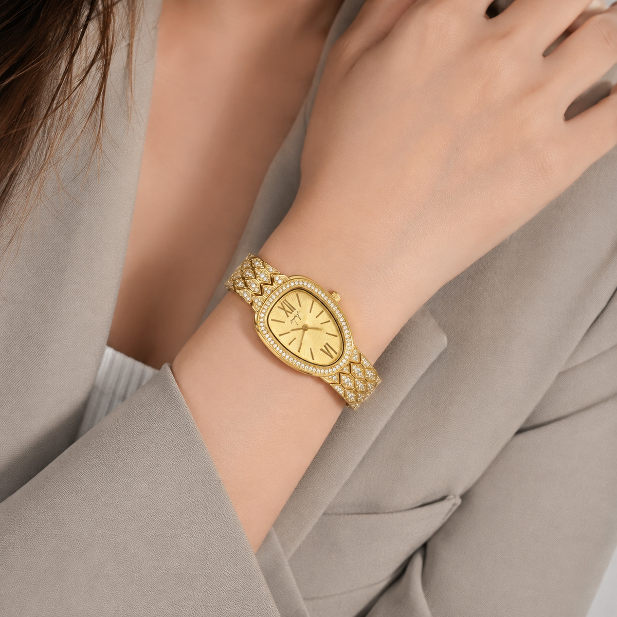 A0058 Golden Elegance Timepiece