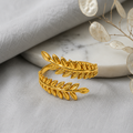 A007 Golden Leaf Ring