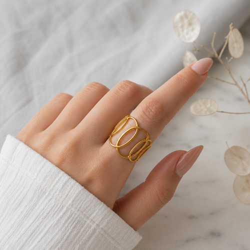 A0019 Minimalist Gold Cuff