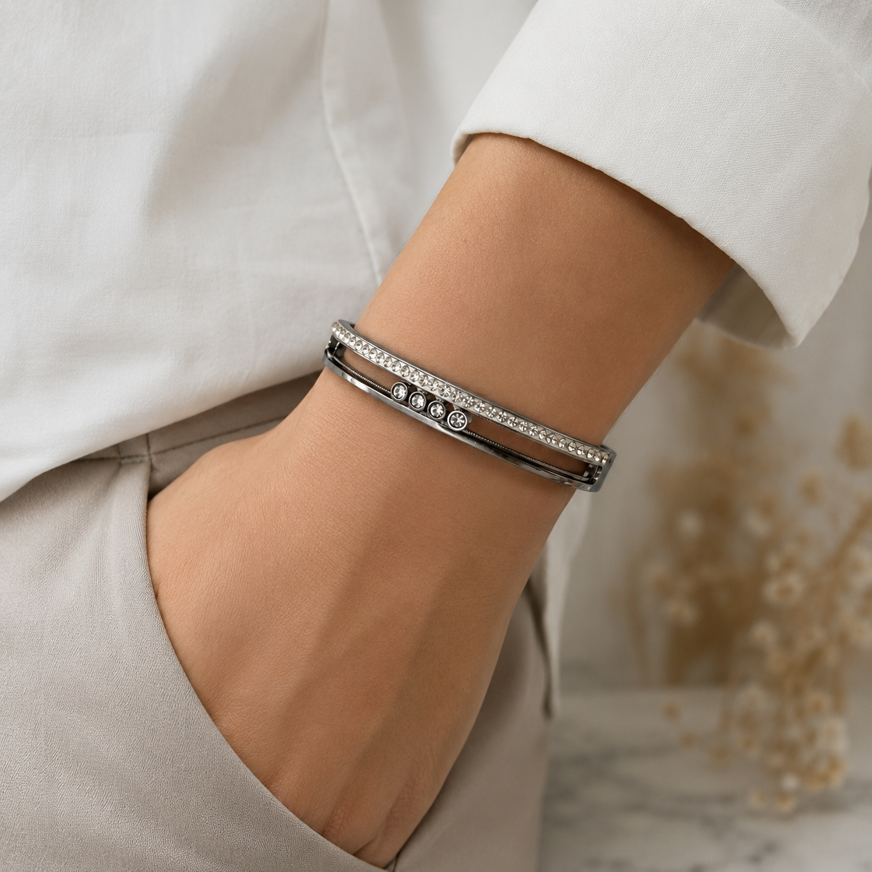 A0010 Elegant Crystal Bracelet