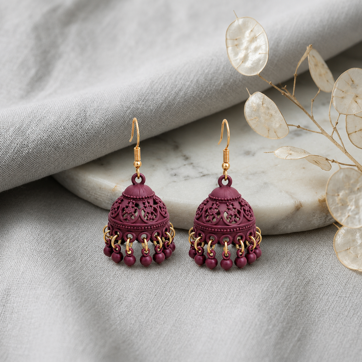 A0015 Elegant Jhumka Earrings