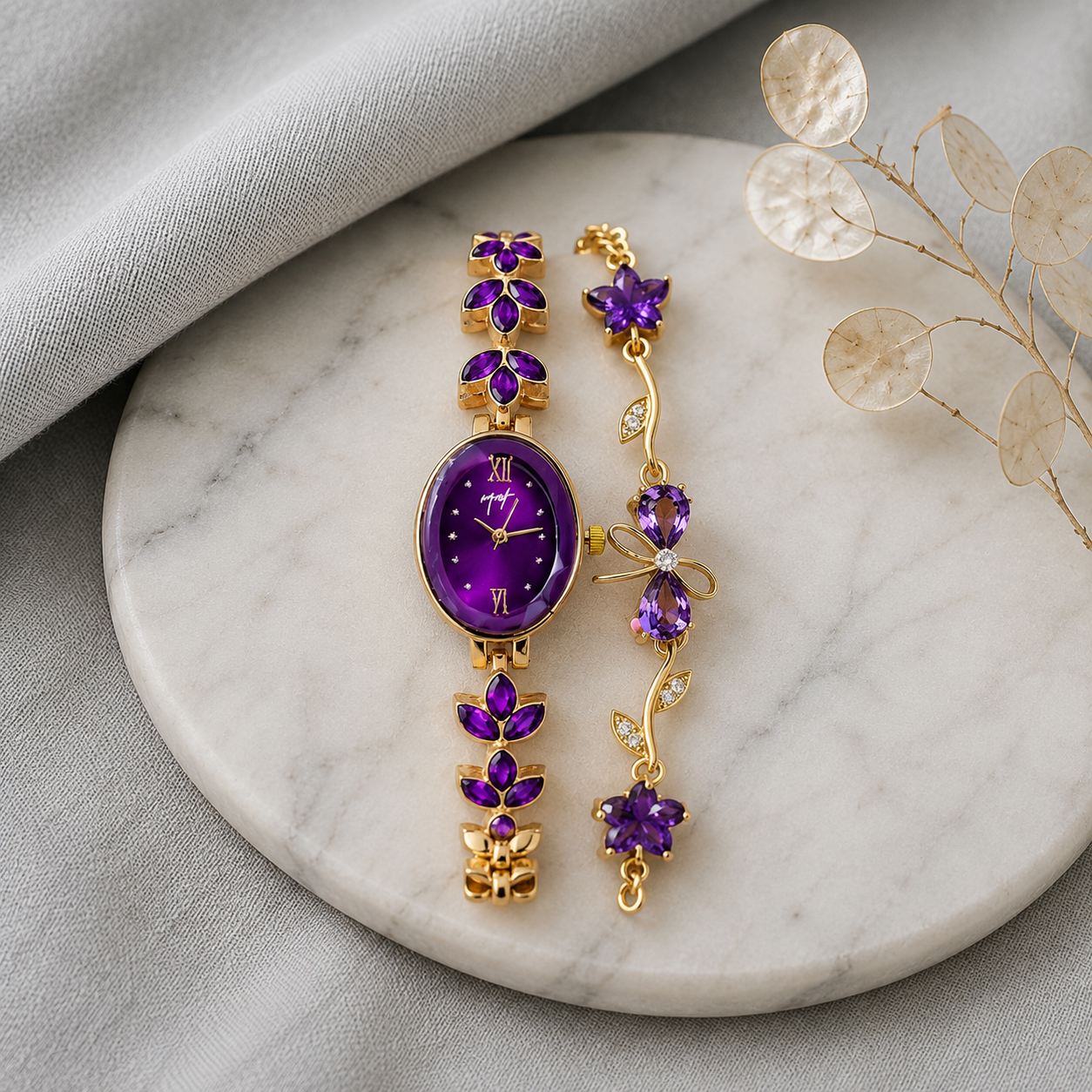 A0098 Royal Amethyst Elegance
