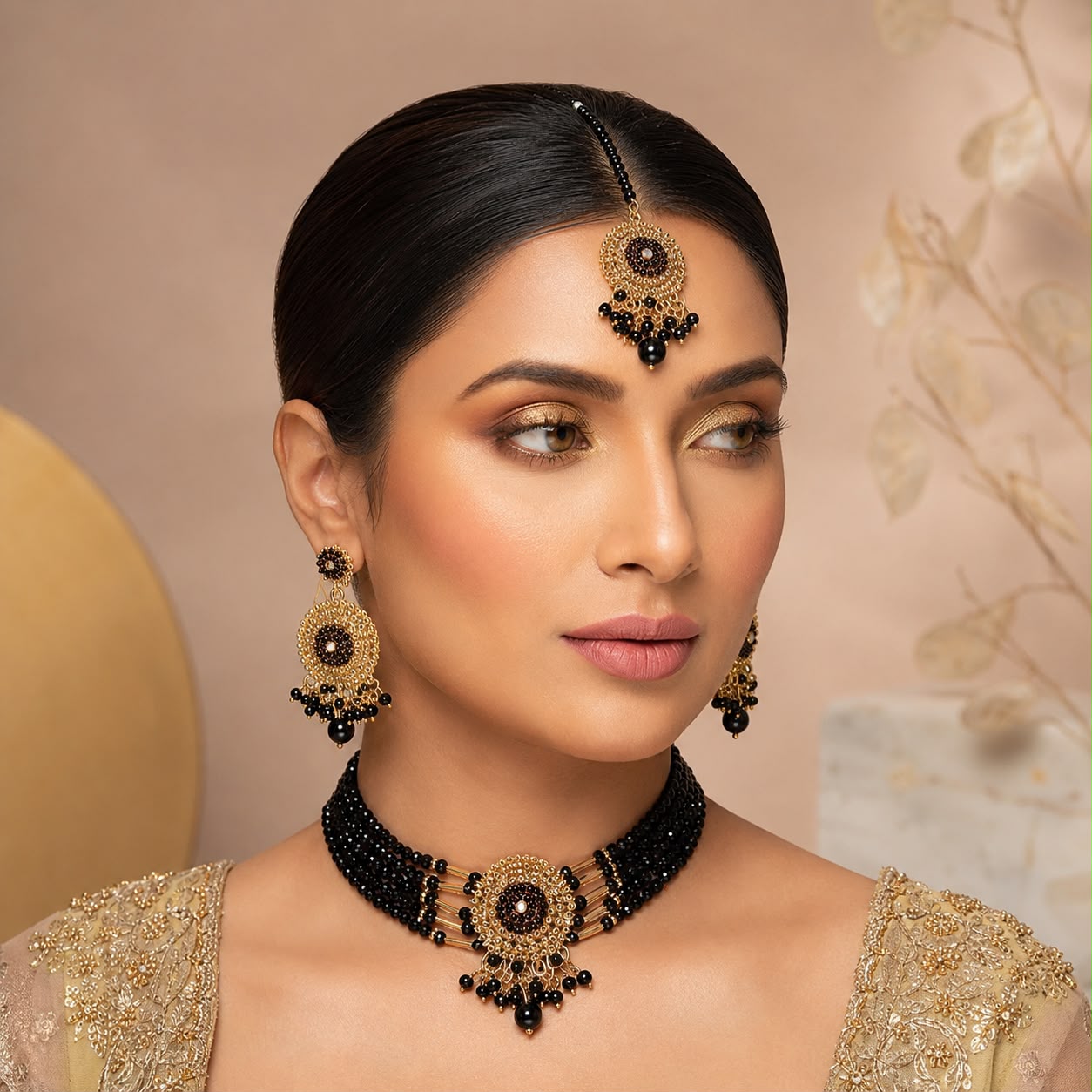 A0088 Black Gold Elegance