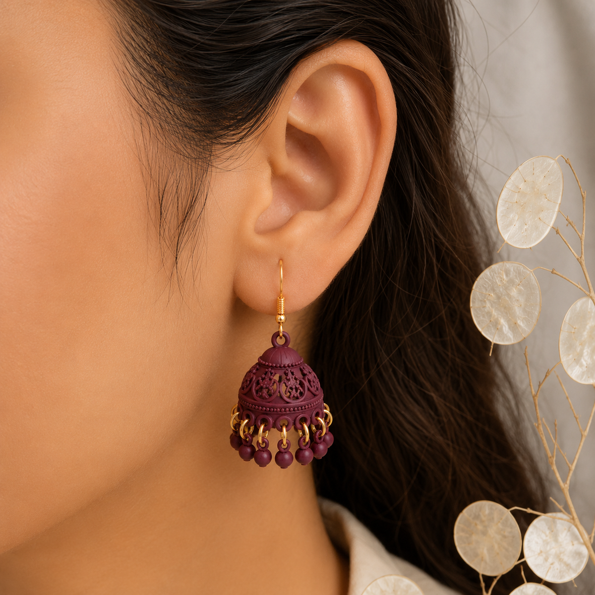 A0015 Elegant Jhumka Earrings