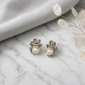 A005 Pearl Bow Earrings