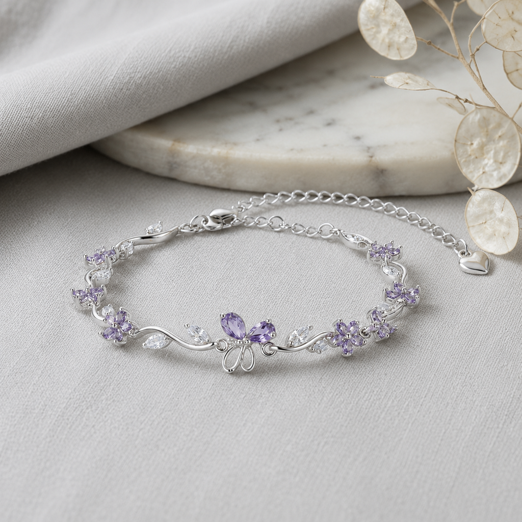 A0048 Lavender Bloom Bracelet