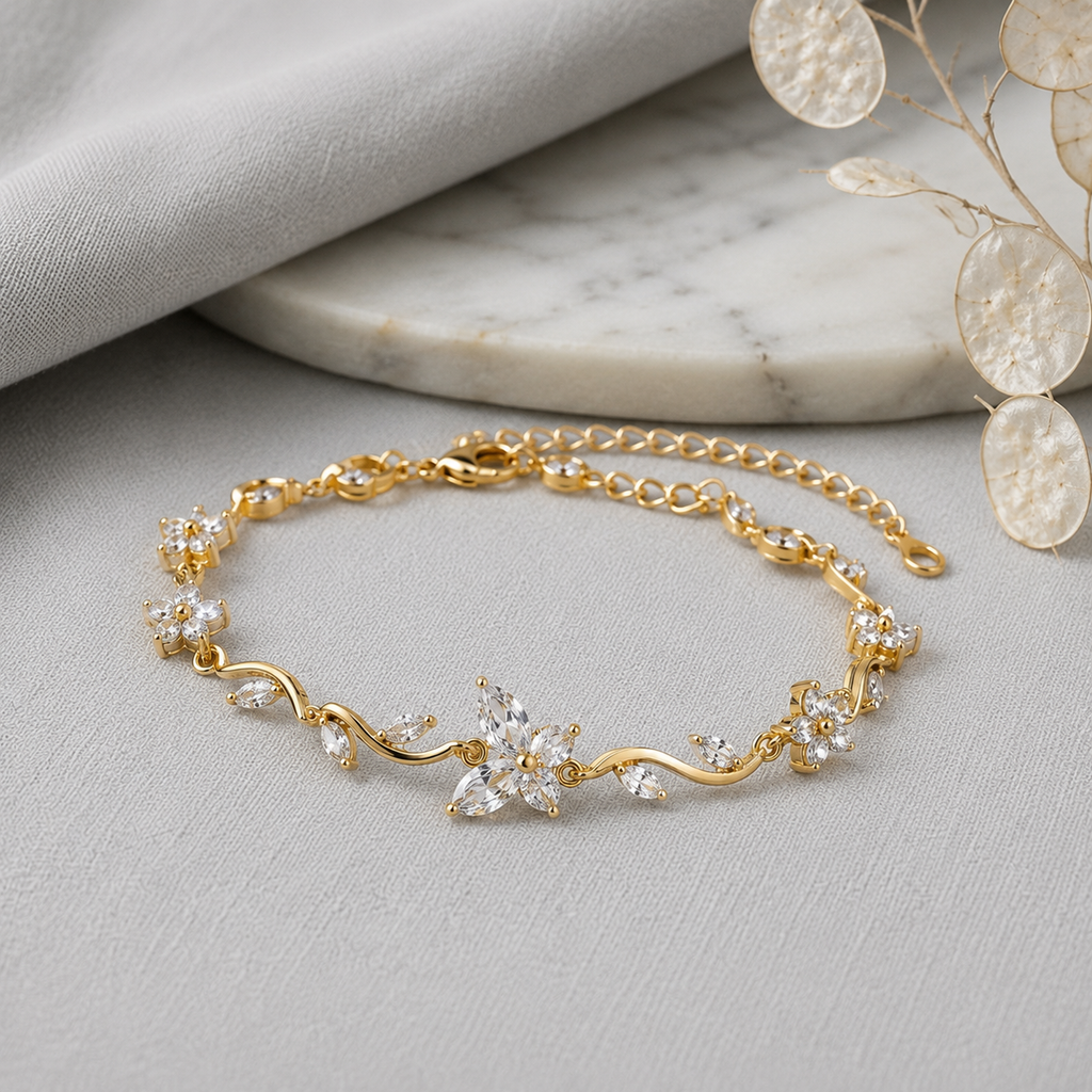 A0047 Golden Blossom Bracelet