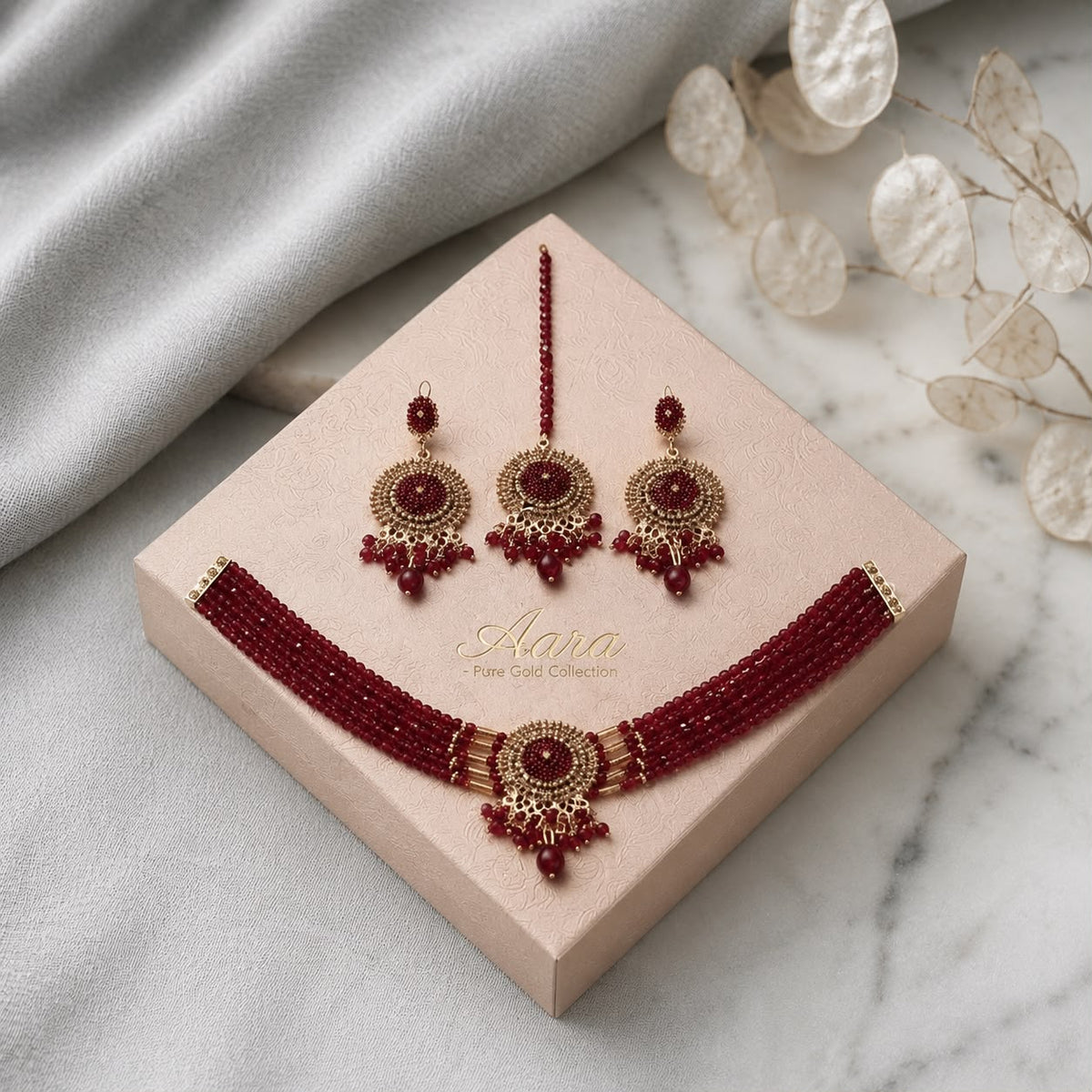 A0091 Royal Ruby Elegance